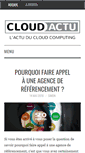 Mobile Screenshot of cloudactu.fr